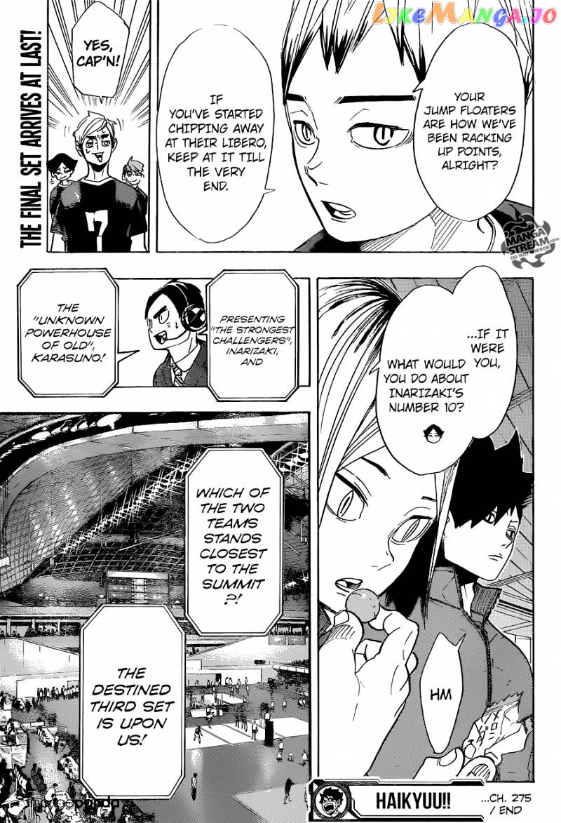 Haikyuu!!, Chapter 275 image 19